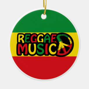 Décoration En Céramique Reggae Design de musique avec style rastafari, Reg