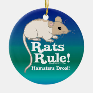 Décoration En Céramique Règle de rats !