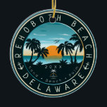Décoration En Céramique Rehoboth Beach Delaware Sunset Retro Souvenir 80s<br><div class="desc">Rehoboth Beach Delaware Sunset Retro Souvenir 80s. Design rétro cool Sunset avec vagues et votre plage préférée aux Etats-Unis, adapté pour le meilleur amateur de plage Delaware dans Delaware.Design simple qui peut être donné comme cadeau de Noël ou anniversaire à vous meilleur ami, petit ami, maman papa qui aime aussi...</div>
