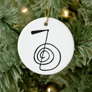 Décoration En Céramique Reiki : Cho Ku Rei : Le symbole d'alimentation