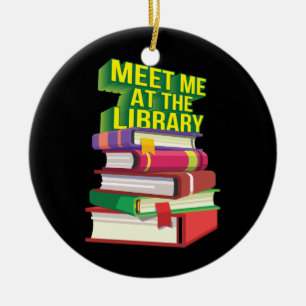 Décoration En Céramique Rencontrez-Moi À La Bibliothèque