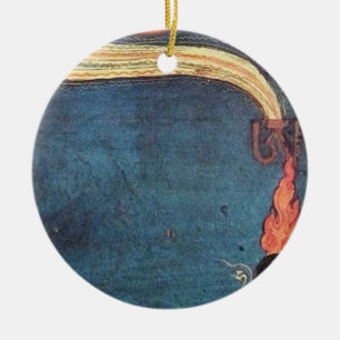 Décoration En Céramique Représentation Bouddhiste Tibétaine Du Tummo