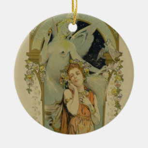 Décoration En Céramique Reproduction d'une publicité par affichage l'opé