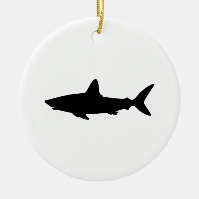 Décoration En Céramique Requin qui Nage (Devant)