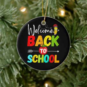 Décoration En Céramique Retour à l'école 2026 Enseignants Élèves