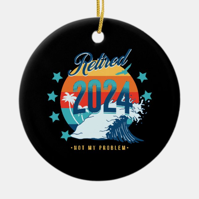 Décoration En Céramique Retraite officielle 2024 (Devant)