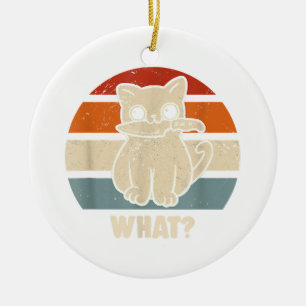 Décoration En Céramique Rétro Ce Chat Couteau Meow Kitty Funny Chats Maman