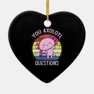 Décoration En Céramique Rétro Drôles Questions de Vous Axolotl Années 90 V