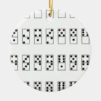 Décoration En Céramique rétro ensemble de cru de dominos