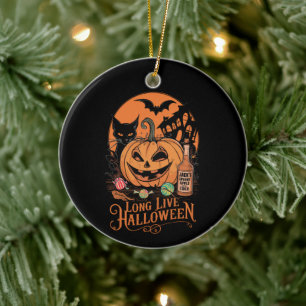 Décoration En Céramique Retro Halloween vive la saison effrayante d'automn