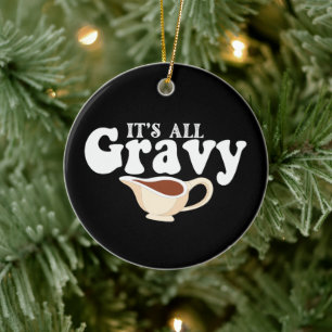 Décoration En Céramique Rétro Son Bébé Tout Gravy Chute Vintage Thanksgivi