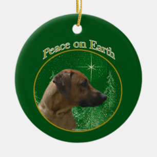 Décoration En Céramique Rhodesian Ridgeback