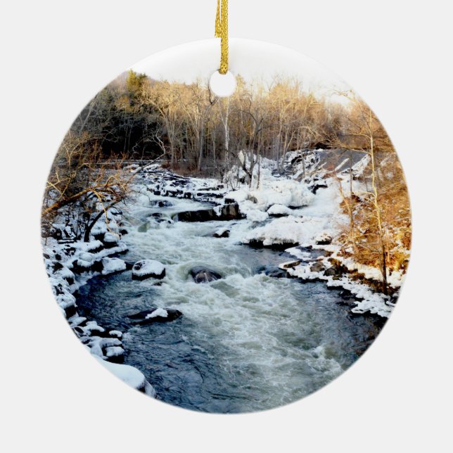 Décoration En Céramique Rivière Winter (Dos)