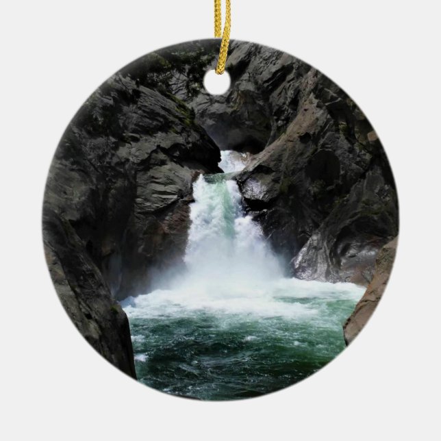 Décoration En Céramique Roaring River Falls, King's Canyon, CA (Devant)