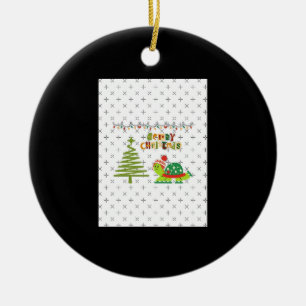 Décoration En Céramique Robe de Noël tortue A Line