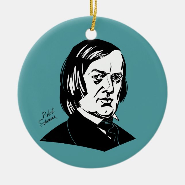 Décoration En Céramique Robert Schumann (Devant)