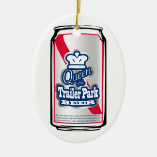 Décoration En Céramique Roi/Reine de l'ornement de bière de parc de remorq