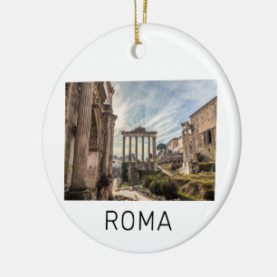 Décoration En Céramique Rome Forum Romanum Italie Souvenir de vacances