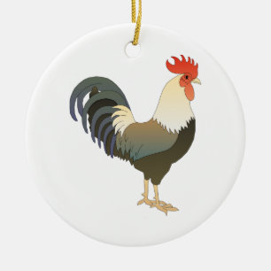 Décoration En Céramique Rooster