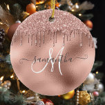 Décoration En Céramique Rose Gold Parties scintillant Drivers Main Writer<br><div class="desc">This design may be personalized in the area provided by changing the Phoand/or text. Or it can be customized by choosing the click to customize further option and delete or change the color of the background, add text, change the text color style, or delete the text for an image only...</div>