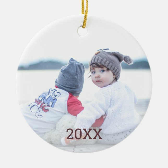 Décoration En Céramique Rose Gold Snowflake 2 (Devant)