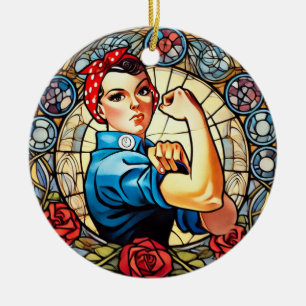 Décoration En Céramique Rosie the Riveter