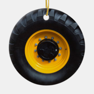 Décoration En Céramique Roue de construction