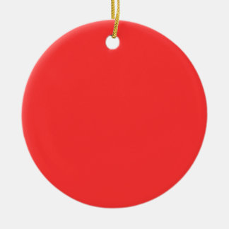 Décoration En Céramique Rouge