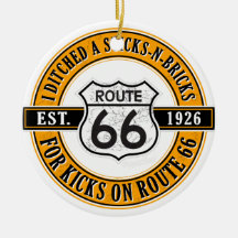 Route 66 - L'ornement de Noël pour les caravanes e