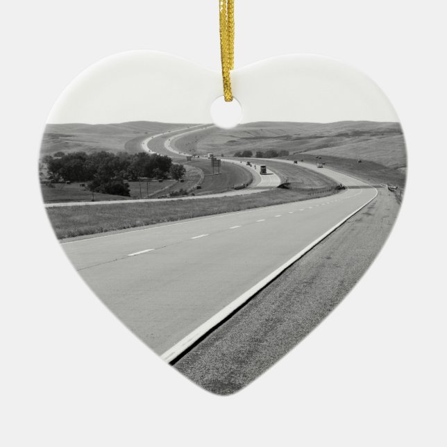 Décoration En Céramique Route d'enroulement (Devant)