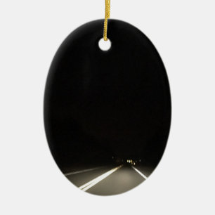 Décoration En Céramique Routes foncées et aventures de nuit