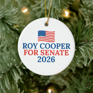Décoration En Céramique Roy Cooper au Sénat Élection de Noël 2026