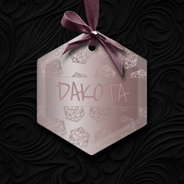 Décoration En Céramique RPG Luxe | Joueur de rôle Mauve Sheen Tablett (Créateur téléchargé)