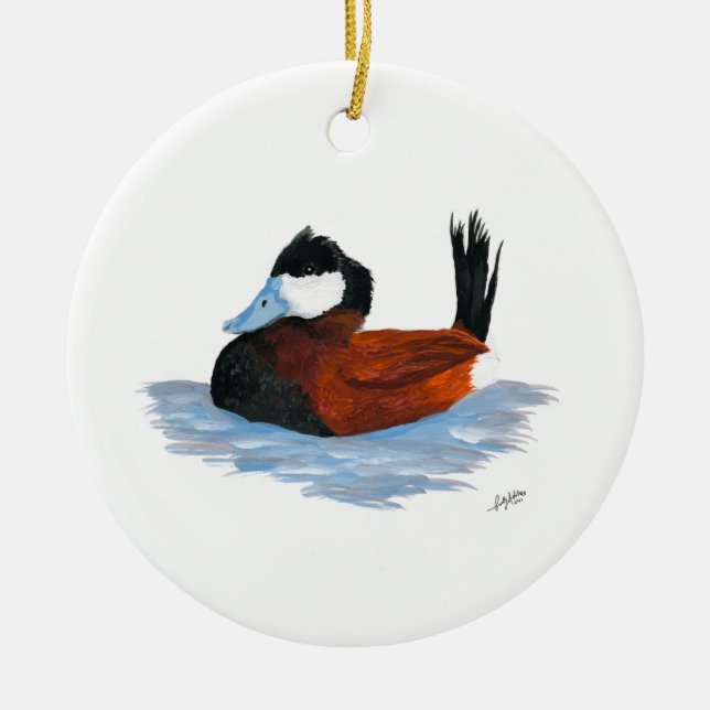 Décoration En Céramique Ruddy Duck (Devant)