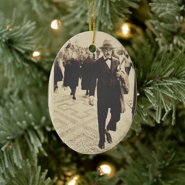 Décoration En Céramique Rues de Lisbonne (Fernando Pessoa) (Arbre)