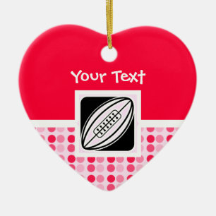 Décoration En Céramique Rugby mignon