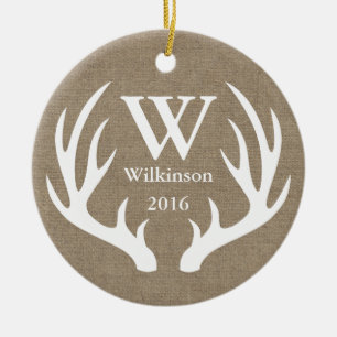 Décoration En Céramique Russe Agritourisme Deer Antlers Famille Photo