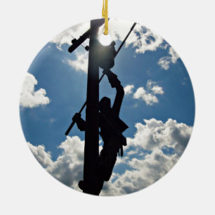 Décoration En Céramique Rusty the Lineman