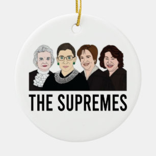 Décoration En Céramique Ruth Bader Ginsburg, Cour suprême des femmes