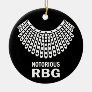 Décoration En Céramique Ruth Bader Ginsburg - RBG célèbre