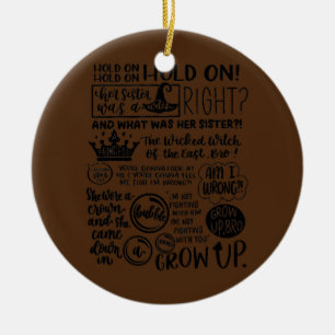 Décoration En Céramique Sa soeur était sorcière