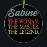 Décoration En Céramique Sabine Nom I Vintage Beach I Personnalisé Sabine<br><div class="desc">Sabine Nom I Vintage Beach I Personnalisé Sabine Don. Un cadeau parfait pour votre père, maman, papa, hommes, femmes, amis et membres de la famille le jour de Thanksgiving, Noël, Fête des mères, Fête des pères, 4 juillet, 1776 Jour indépendant, Fête des anciens combattants, Fête de l'Halloween, Fête de Patrick...</div>