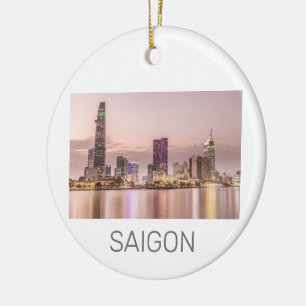 Décoration En Céramique Saigon Ho Chi Minh Ville HCMC Vietnam Sunset
