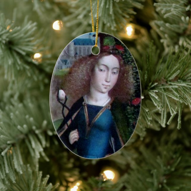 Décoration En Céramique Saint-Agatha de Sicile (détail ; M 070) (Arbre)