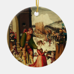 Décoration En Céramique Saint Dorothy de Césarée