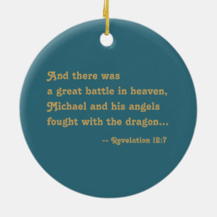 Décoration En Céramique Saint Michel l'Archange (M 010)