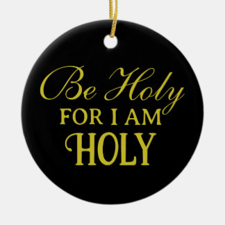 Décoration En Céramique Saint verset de la Bible noir et or simple chrétie