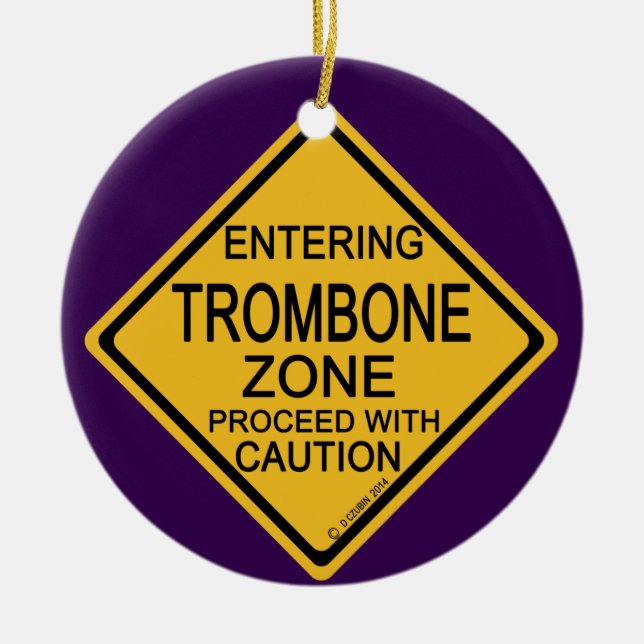 Décoration En Céramique Saisir une zone Trombone (Devant)