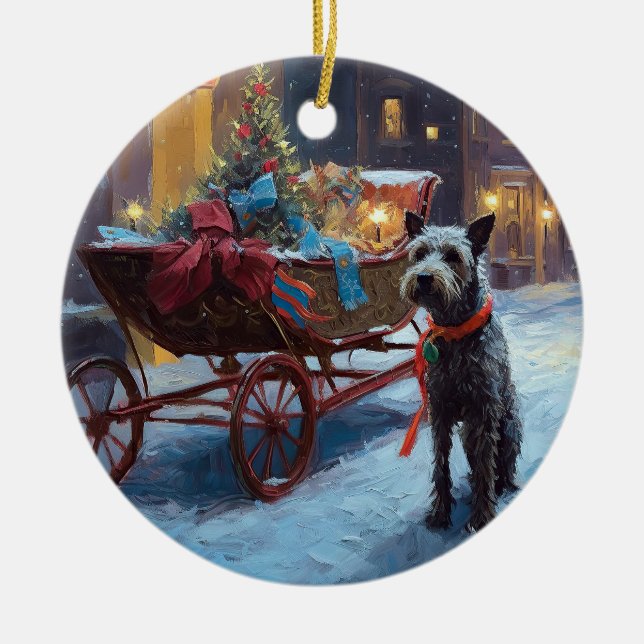 Décoration En Céramique Saison de Noël de Chesapeake (Devant)