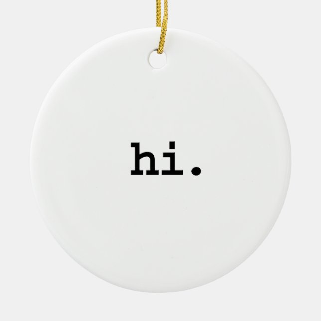 Décoration En Céramique salut (Devant)